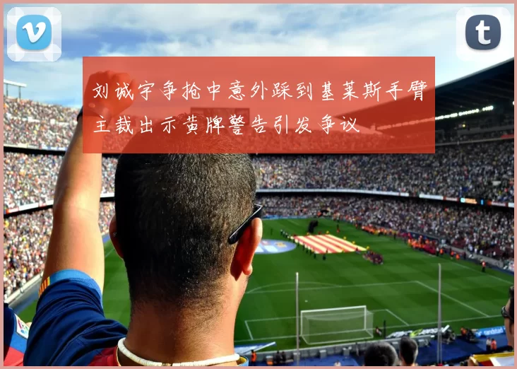 刘诚宇争抢中意外踩到基莱斯手臂主裁出示黄牌警告引发争议